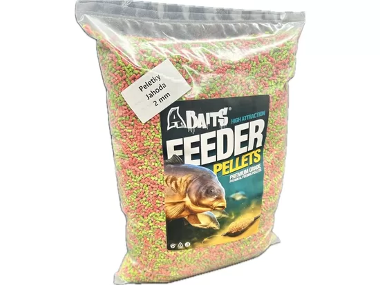 ABAITS - Feeder peletky JAHODA 2mm 1kg
