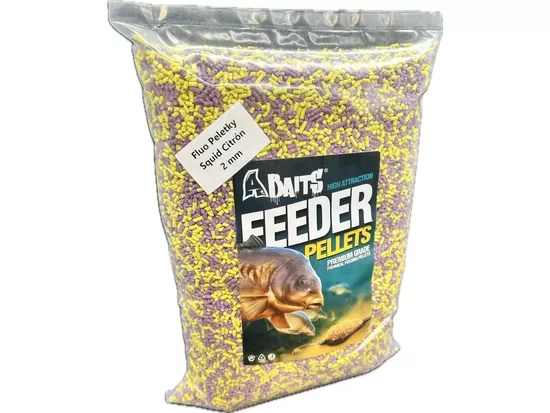 ABAITS - FLUO Feeder peletky OLIHEŇ CITRÓN 2mm 1kg